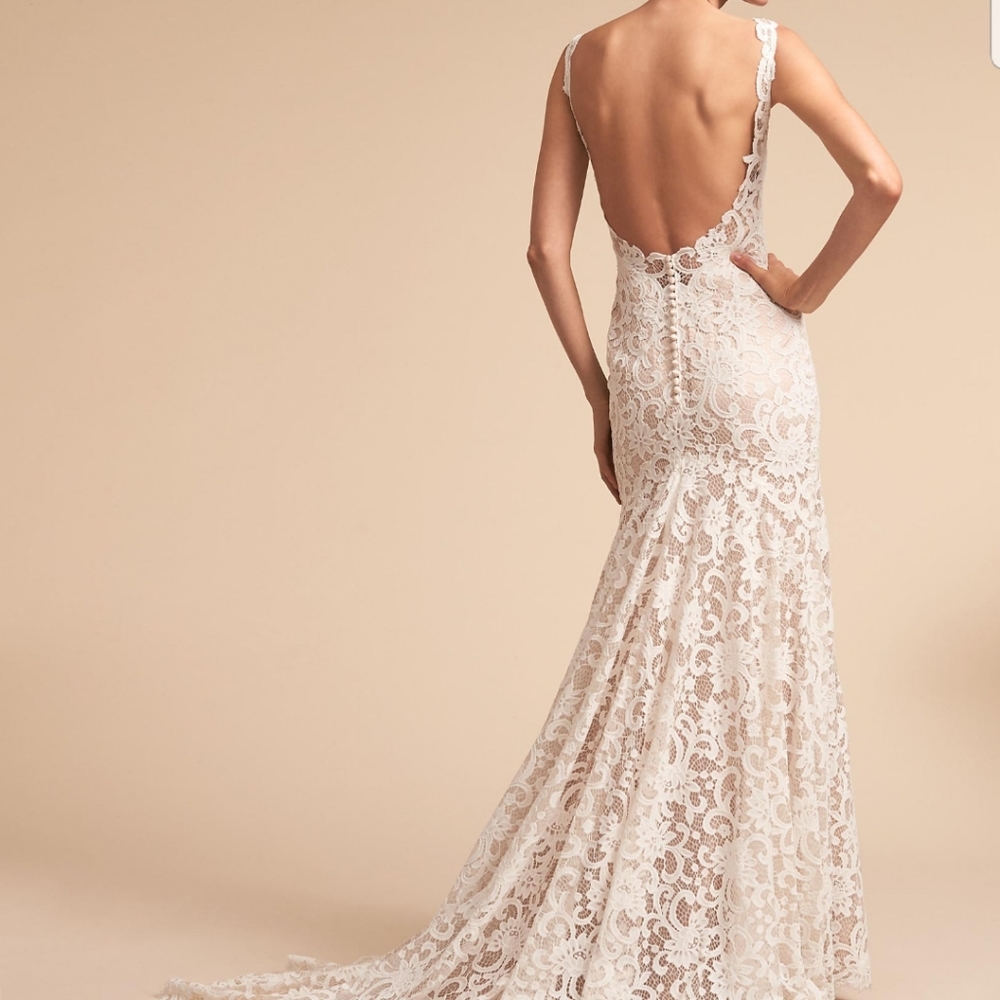 NEW WITH TAGS BHLDN Eddy K wedding dress sz 18 - Picture 6 of 14